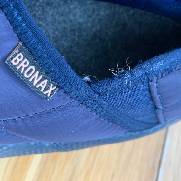 BRONAX Men's Arch Support Moc Insulated Traction Mule Slipper size 11 - Picture 4 of 4